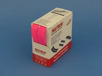 FASTECH Klettband-Box Neonpink - Produkttyp: Klettband - Ausstattung Kabelmanagement: Standard-Klettband zum Nähen - Detailfarbe: Neonpink - Breite: 20 mm - Länge: 5 m - Material: Polyamid (PA)