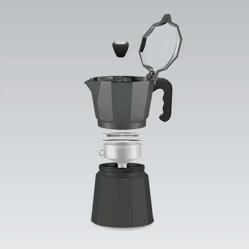 3 cup coffee machine MAESTRO MR-1666-3-BLACK Black