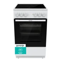 Gorenje GEC5A21WG Freestanding cooker Electric Ceramic hob White