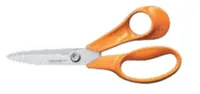 Fiskars 1075051 kitchen scissors 180 mm Orange, Stainless steel