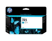 HP 745 130-ml DesignJet Cyan Ink Cartridge tête d’impression A jet d'encre thermique