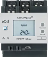 Homematic IP Wired Smart Home Wired Dimmaktor 3-fach - Produkttyp: Dimmaktor - System-Kompatibilität: Amazon Alexa - Google Assistant - Protokoll: IPv6 - Systemkompatibilität: Bedienung des Wired-Systems über Google Assistant und Amazon Alexa nur mit zusä