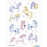 Herma Stickers Motivsticker Einhörner, 2 Blatt - Motiv: Einhorn