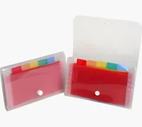 Exacompta Fächermappe Crystal 18 x 11 cm, Transparent - Typ: Fächermappe - Ausstattung: Druckknopf-Verschluss - Fächer - Taben - Detailfarbe: Transparent - Material: Polypropylen (PP)