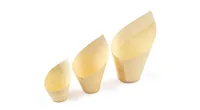 Sier Fingerfood-Schale Oblique Ø 7 cm, 30 Stück - Produkttyp: Fingerfood-Schale - Materialtyp: Holz - Material: Holz - Detailfarbe: Hellbraun - Verpackungseinheit: 30 Stück