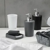 Kela Seifenspender Marta 350 ml, Grau - Fassungsvermögen: 350 ml - USB-Schnittstelle: Nein - Detailfarbe: Grau - Wandmontage: Nein - Sensor-Technik: Nein