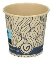 Verive Einweg-Kaffeebecher 1 dl 50 Stück - Produkttyp: Einweg-Kaffeebecher - Materialtyp: Papier - Material: Bambuspapier - Detailfarbe: Braun - Blau - Verpackungseinheit: 50 Stück