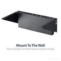 6U WALL MOUNT RACK BRACKET STEEL LOW-PROFILE WALL-BRACKET