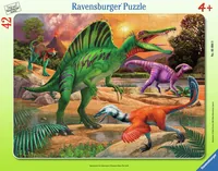 Ravensburger Puzzle Spinosaurus 42 Teile - Motiv: Tiere - Altersempfehlung ab: 4 Jahren - Tiefe: 0.5 cm - Breite: 37.3 cm - Effekte: Grosse Puzzleteile - Nachhaltigkeit: FSC®