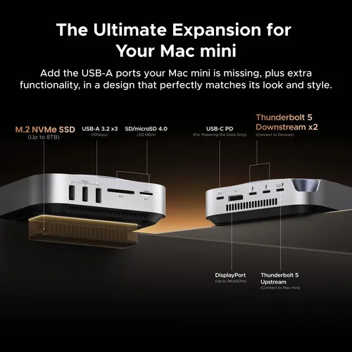 UGREEN Maxidok 10-in-1 85883EU TB5 (MacMini M4/M4Pro)