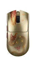 Razer Gaming-Maus Viper V3 Pro Counter-Strike 2 Edition - Bedienungsseite: Rechtshänder - Maus Features: Daumentaste - Programmierbare Tasten - Detailfarbe: Gold - Gewicht: 55 g - Schnittstelle: USB-C - Maximale Empfindlichkeit: 35000 dpi
