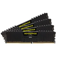 DIMM 64 GB DDR4-3200 (4x 16 GB) Quad-Kit (schwarz, CMK64GX4M4E3200C16, Vengeance LPX, INTEL XMP)