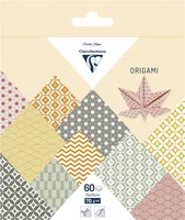 Clairefontaine Bastelpapier Origami Papier Herbst, 60 Blatt - Papierformat: 15 x 15 cm - Selbstklebend: Nein - Papierfarbe: Mehrfarbig - Beige - Papiertyp: Bastelpapier - Mediengewicht: 70 g/m² - Verpackungseinheit: 60 Stück