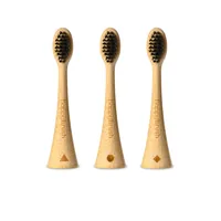 happybrush Zahnbürstenkopf Bambus V3 3 Stück - Zahnbürsten-Art: Schallzahnbürste - Verpackungseinheit: 3 Stück