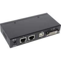 InLine DVI USB KVM Extender - Verlängerung über UTP - mit Audio - bis 50m