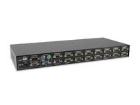 LevelOne KVM Switch 16xUSB-B16xVGA16xPS22xUSB-A schwarz