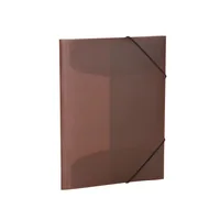 HERMA Sammelmappe A4 PP transluzent Braun - Typ: Zeichenmappe - Ausstattung: Dokumentenfach - Detailfarbe: Braun - Material: Polypropylen (PP)