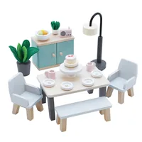 LE TOY VAN Puppenhausmöbel Esszimmer Möbel Set - Altersempfehlung ab: 3 Jahren - Material: Kunststoff - Stoff - Holz - Höhe: 0 cm - Eigenschaften: Keine Eigenschaft - Zertifikate: Keine Zertifizierung