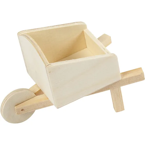 Creativ Company Holzartikel 1 Stück - Breite: 6.2 cm - Höhe: 7 cm - Länge: 11 cm - Produkttyp: Schubkarre