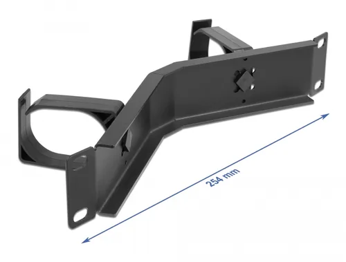 DELOCK 10"" Kabelmanagement Rangierpanel 2 Bügel gewinkelt