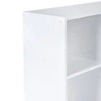 VASAGLE Regal 5 Ablagen 50 x 80 cm, Weiss - Eigenschaften: Keine Eigenschaft - Zertifikate: Keine Zertifizierung - Breite: 50 cm - Höhe: 80 cm - Tiefe: 24 cm - Detailfarbe: Weiss