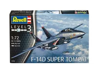 Revell Bausatz Grumman F-14D Super Tomcat 1:72 - Level: 3 - Ausführung: Militärisch - Set: Nein - Massstab: 1:72 - Altersempfehlung ab: 10 Jahren