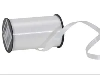 Spyk Geschenkband Poly Glatt 7 mm x 20 m, Weiss - Breite: 7 mm - Länge: 20 m - Verpackungseinheit: 1 Stück - Detailfarbe: Weiss - Band-Art: Geschenkband