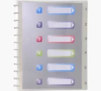 Exacompta Sichtbuch A4 Transparent - Typ: Sichtbuch - Ausstattung: Herausnehmbare Hüllen - Detailfarbe: Transparent - Material: Polypropylen (PP)