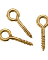 Glorex Kleineisenteile Ringschrauben 8 x 3 mm, 24 Stück - Zubehörart Basteln: Kleinteile