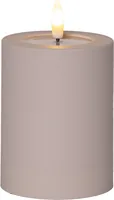 Star Trading LED Pillar Kerze Flamme Soft Indoor, 12.50 cm, Beige - Betriebsart: Akkubetrieb - Batteriebetrieb - Fernbedienung: Nein - Aussenanwendung: Nein - Höhe: 12.5 cm - Timerfunktion: Nein - Set: Nein