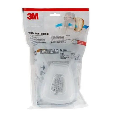 3M Ersatzfilter 6002CR A2P2 - Maskentyp: Halbmaske - Grösse: Einheitsgrösse - Schutzklasse: A2P2 - Detailfarbe: Braun