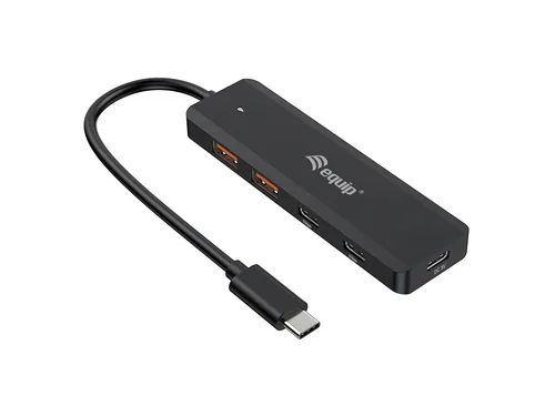 Equip 4-Port USB-C3.2-Hub->2xUSB-A 3.22xUSB-CUSB-C 10Gbps