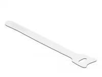 Delock Klettkabelbinder Weiss 150 mm x 12 mm 10 Stück - Breite: 12 mm - Länge: 150 mm - Produkttyp: Klett-Kabelhalter - Ausstattung Kabelmanagement: Wiederverwendbar - Haftend - Verpackungseinheit: 10 Stück - Material: Klettband