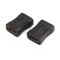 SAVIO HDMI (F) – HDMI (F) – Adapter, straight, barrel CL-111 Black