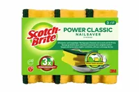 Scotch-Brite Classic sponge Rectangular Foam Green, Yellow 3 pc(s)