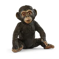 Schleich Spielzeugfigur Wild Life Schimpansen Junges - Themenbereich: Wild Life - Altersempfehlung ab: 3 Jahren
