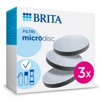 BRITA MicroDisc Wasserfilter 3er Pack - Filtertyp: Aktivkohlefilter - Set: Ja - Einsatzort Wasserfilter: Trinkflaschen - Anzahl enthaltene Filterkartuschen: 3 Stück