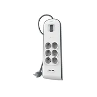 Belkin Steckdosenleiste 6-fach + 2xUSB-A, 2m Kabel  BSV604vf2M-V2
