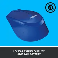 Logitech Mouse M330 SILENT PLUS Wireless Blue