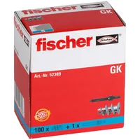 Fischer 52389 Gipskartondübel GK, 100 Stück
