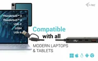 I-TEC USB-C Metal HUB 2xUSB 3.0 2xUSB-C 5Gbps without power adapter ideal for Notebook Ultrabook Tablet PC