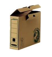 Fellowes Archivschachtel R-Kive EarthSeries 20 Stück - Produkttyp: Archivschachtel - Detailfarbe: Braun - Breite: 8.3 cm - Höhe: 25.4 cm - Tiefe: 31.9 cm - Volumen: 0 l