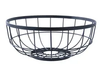 present time PT3018BK serving basket Iron