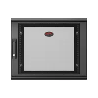 APC Wandschrank AR109SH4 19 / 9HE / Schwarz - Produkttyp: Wandgehäuse - 10/19 Rack: 19 - Höheneinheiten: 9HE - Schallgedämpft: Nein - Einbautiefe: 329 mm - Tiefe (Aussenmass): 400 mm