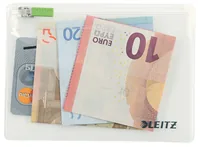 LEITZ Zip-Verschlusstasche XS 40060000 transparent 2 Stück