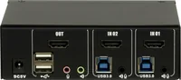 Inter-Tech IPC KVM Switch AC-21HUS HDMI, 4K60Hz
