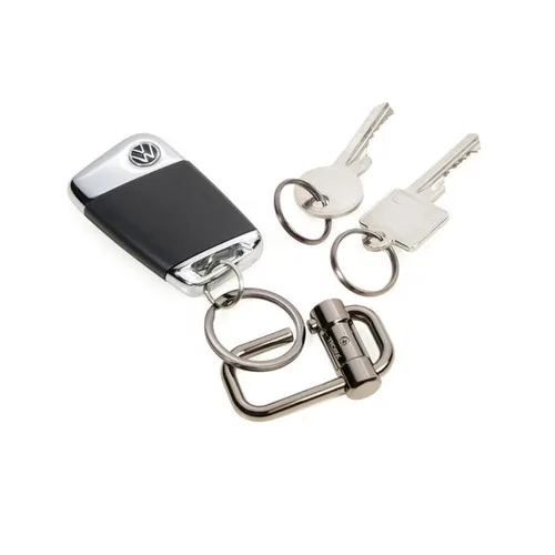 Troika Schlüsselanhänger 2 Way Key - Motiv: Ohne Motiv - Detailfarbe: Silber