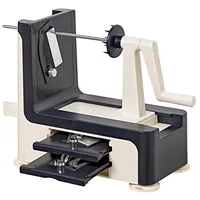 Lurch 10301 slicer Manual Anthracite, Cream Plastic, Stainless steel