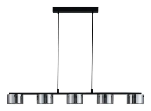 EGLO Leuchten LED-Pendelleuchte COPILLOS LED 5 x 5.4W 3000K Silber - Betriebsart: Netzbetrieb - Lampensockel: LED fest verbaut - Farbtemperatur Kelvin: 3000 K - Gesamtleistung: 27 W - Farbwiedergabeindex CRI: 0 - Dimmbar: dimmbar
