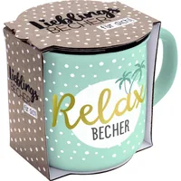Sheepworld Universaltasse Relax 350 ml , 1 Stück, Hellgrün - Material: Keramik - Tassen Typ: Universaltasse - Ausstattung: Henkel - Detailfarbe: Hellgrün - Verpackungseinheit: 1 Stück - Volumen: 350 ml